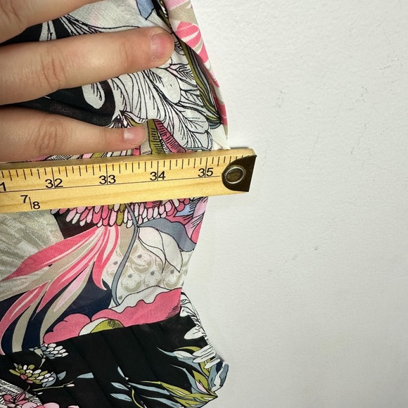 Melissa Paige Blouse‎ Womens L Floral Button Top Y2K Boho Cottagecore Vintage - Picture 7 of 7